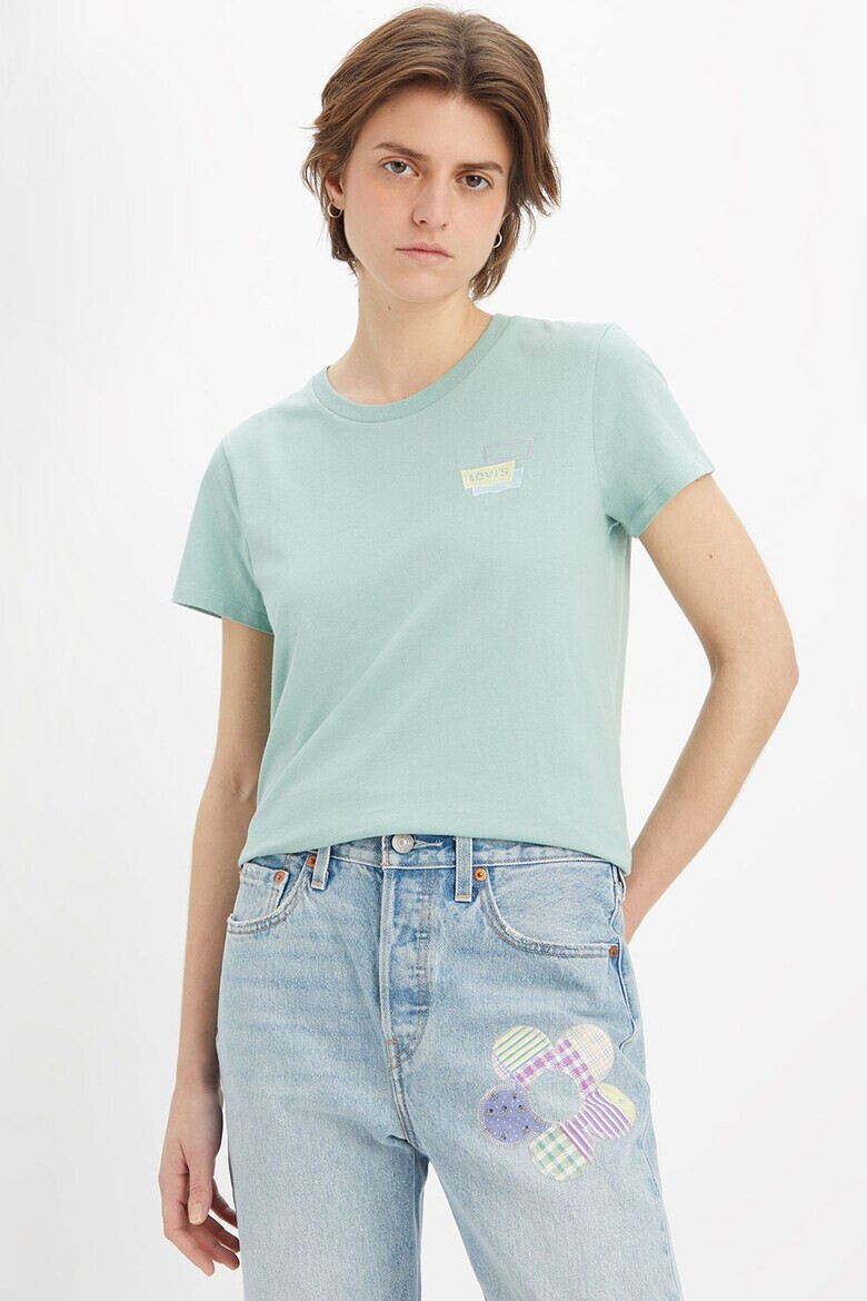 Levis Памучна тениска с овално деколте - Pepit.bg
