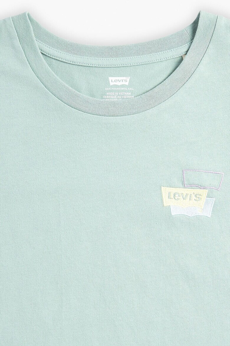 Levis Памучна тениска с овално деколте - Pepit.bg