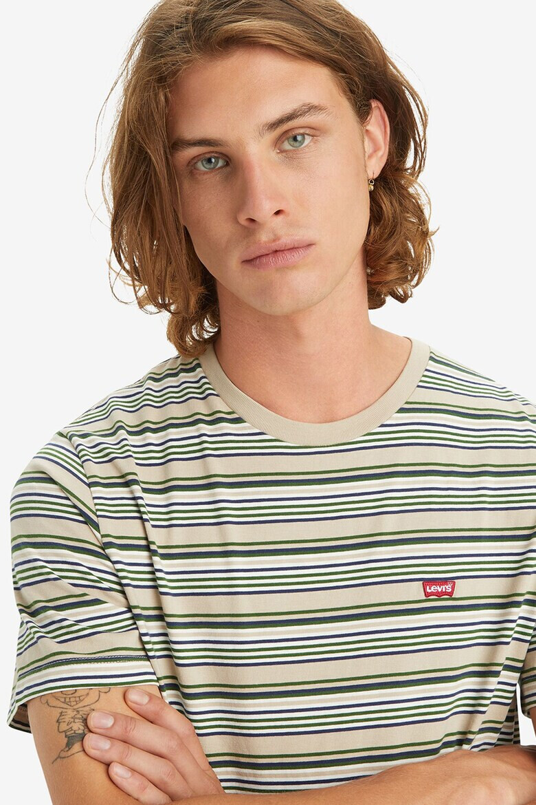 Levis Памучна тениска с овално деколте - Pepit.bg