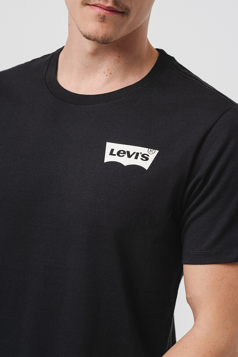 Levis Памучна тениска с овално деколте - Pepit.bg