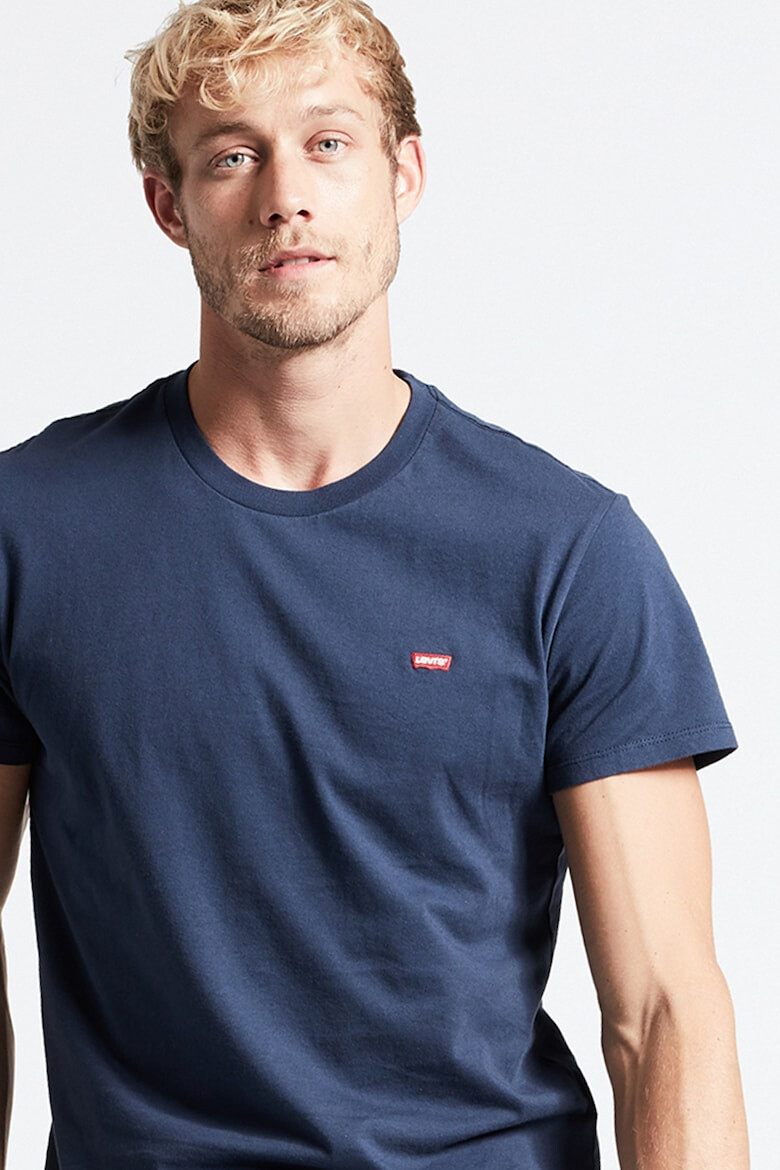 Levis Памучна тениска с овално деколте - Pepit.bg