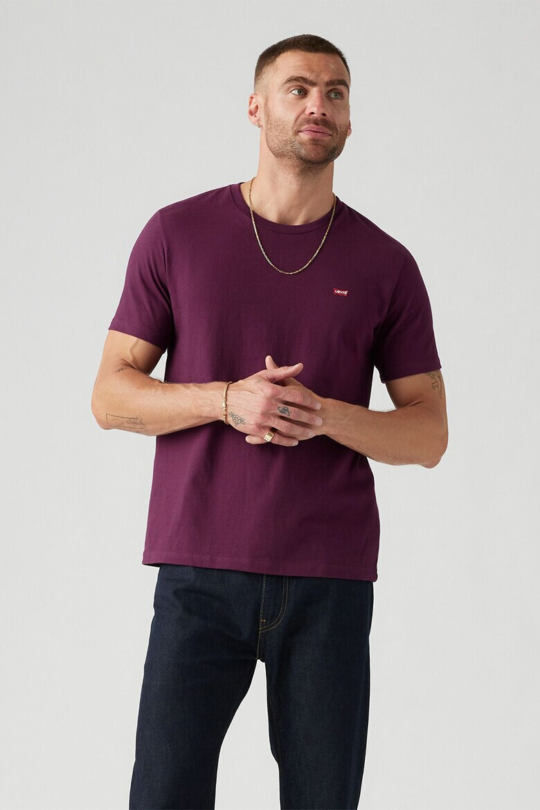 Levis Памучна тениска с овално деколте - Pepit.bg