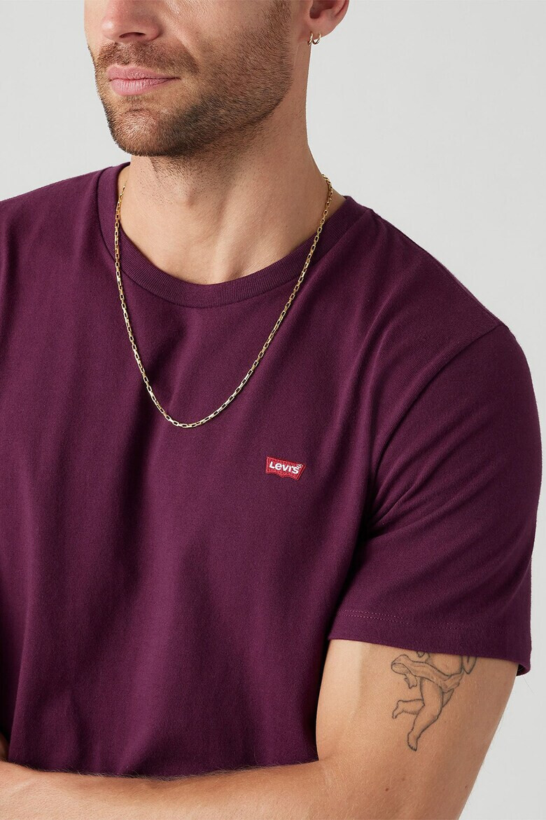 Levis Памучна тениска с овално деколте - Pepit.bg