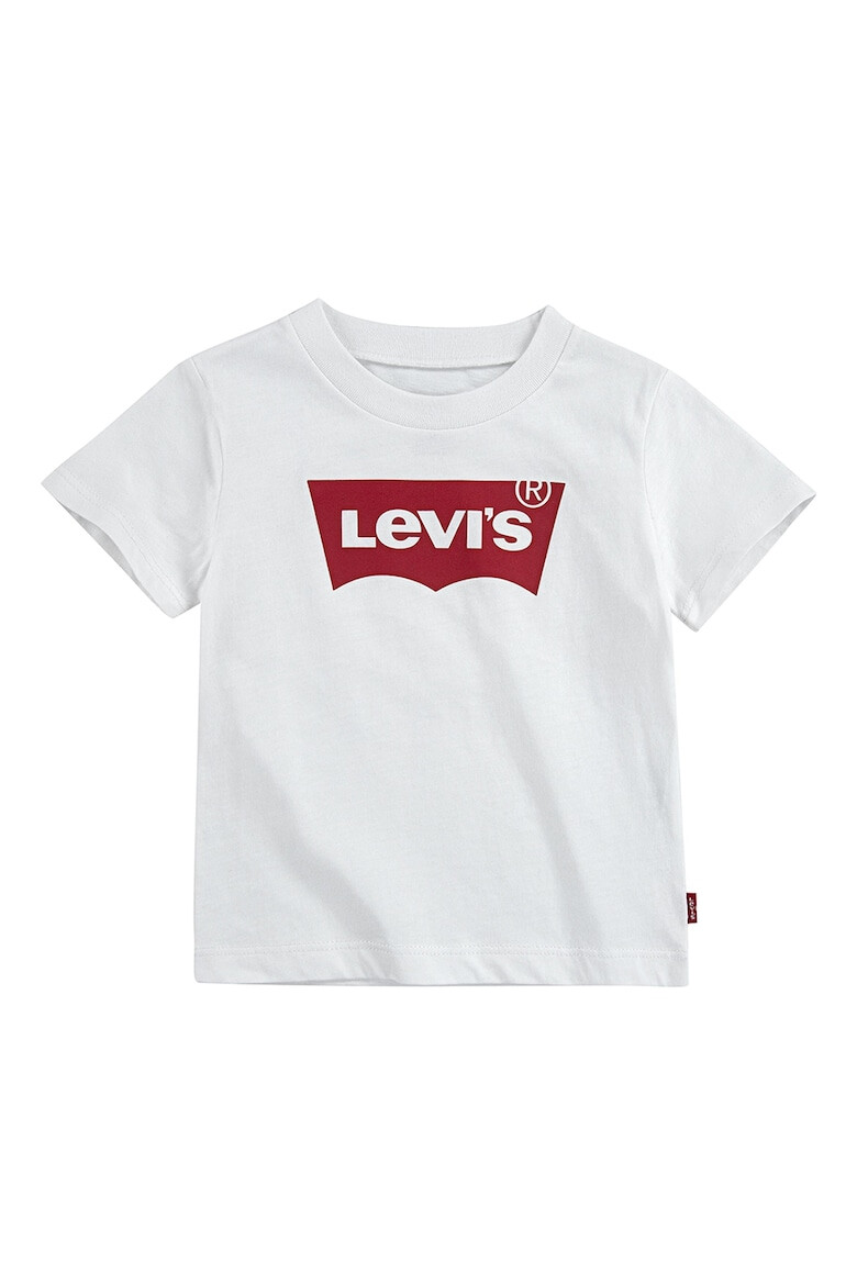 Levi's Памучна тениска с овално деколте и лого - Pepit.bg