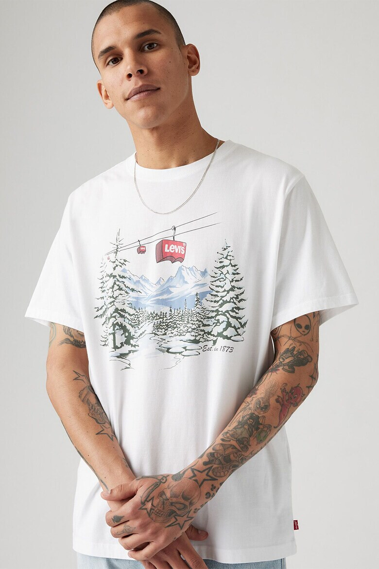 Levis Памучна тениска с принт - Pepit.bg