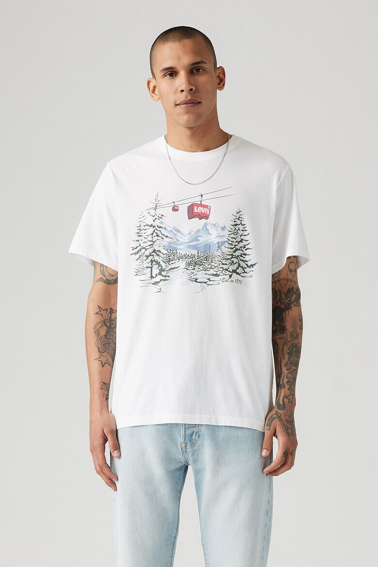 Levis Памучна тениска с принт - Pepit.bg