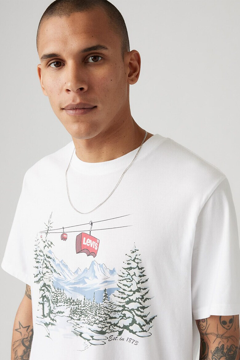 Levis Памучна тениска с принт - Pepit.bg