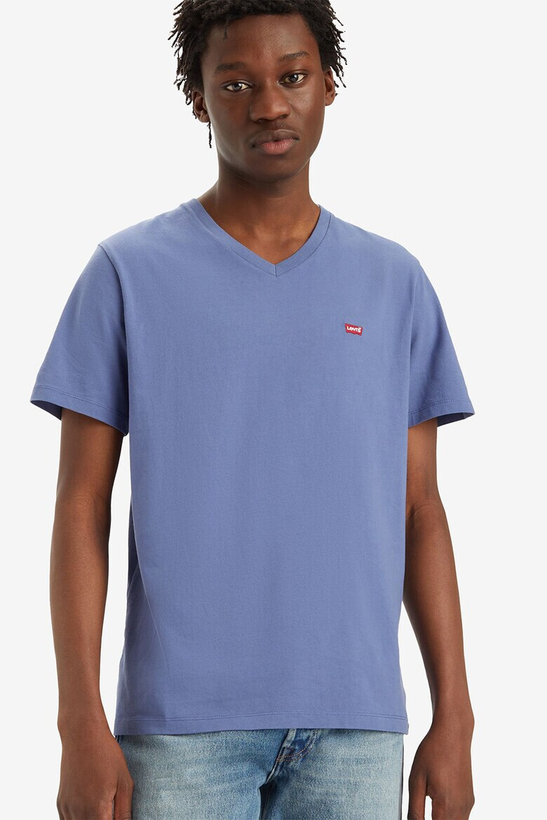 Levis Памучна тениска с шпиц - Pepit.bg