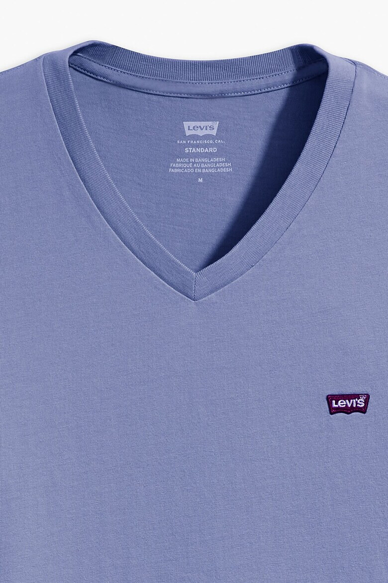 Levis Памучна тениска с шпиц - Pepit.bg