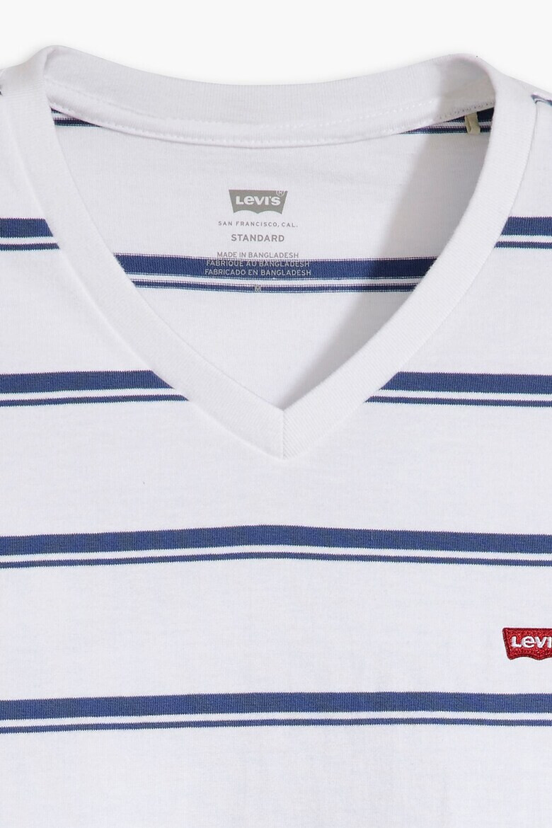Levis Памучна тениска с шпиц - Pepit.bg
