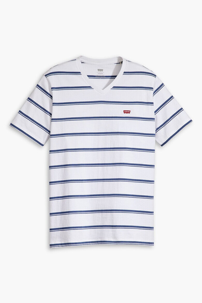 Levis Памучна тениска с шпиц - Pepit.bg