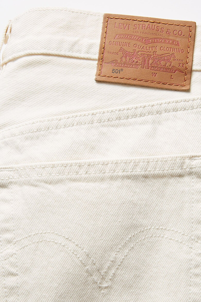 Levis Прави дънки 501® над глезена - Слонова кост - Pepit.bg