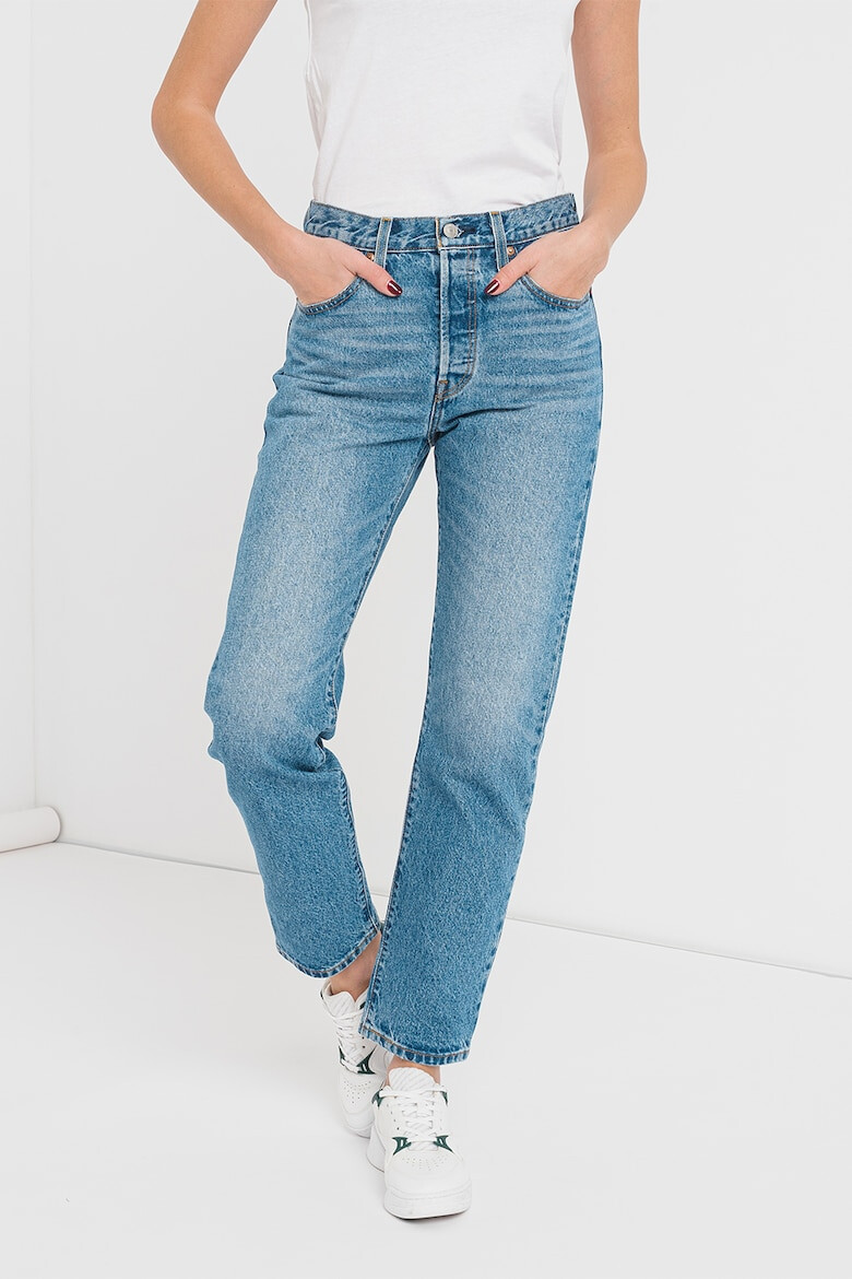 Levis Прави дънки 501® над глезена - Избледняло Син - Pepit.bg