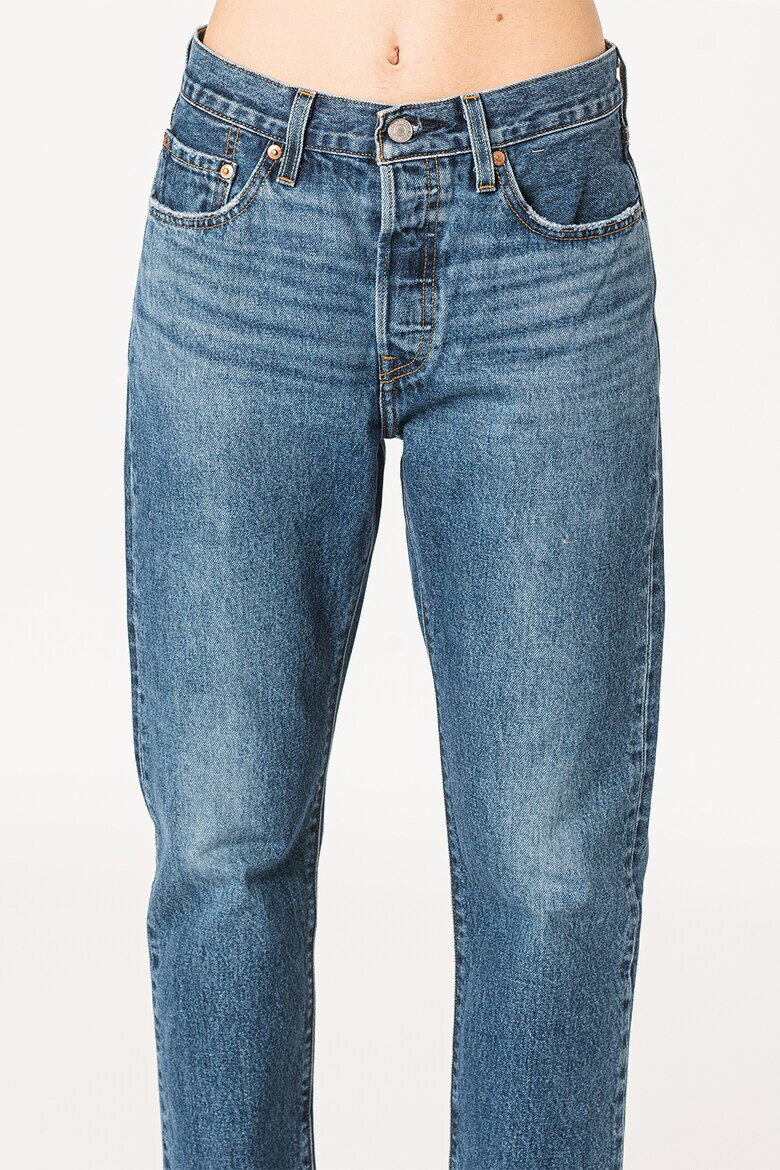 Levis Прави дънки 501® над глезена - Тъмносин - Pepit.bg