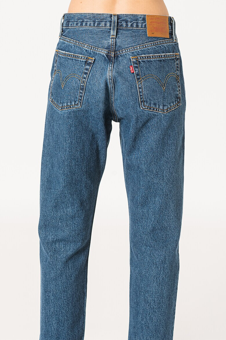 Levis Прави дънки 501® над глезена - Тъмносин - Pepit.bg