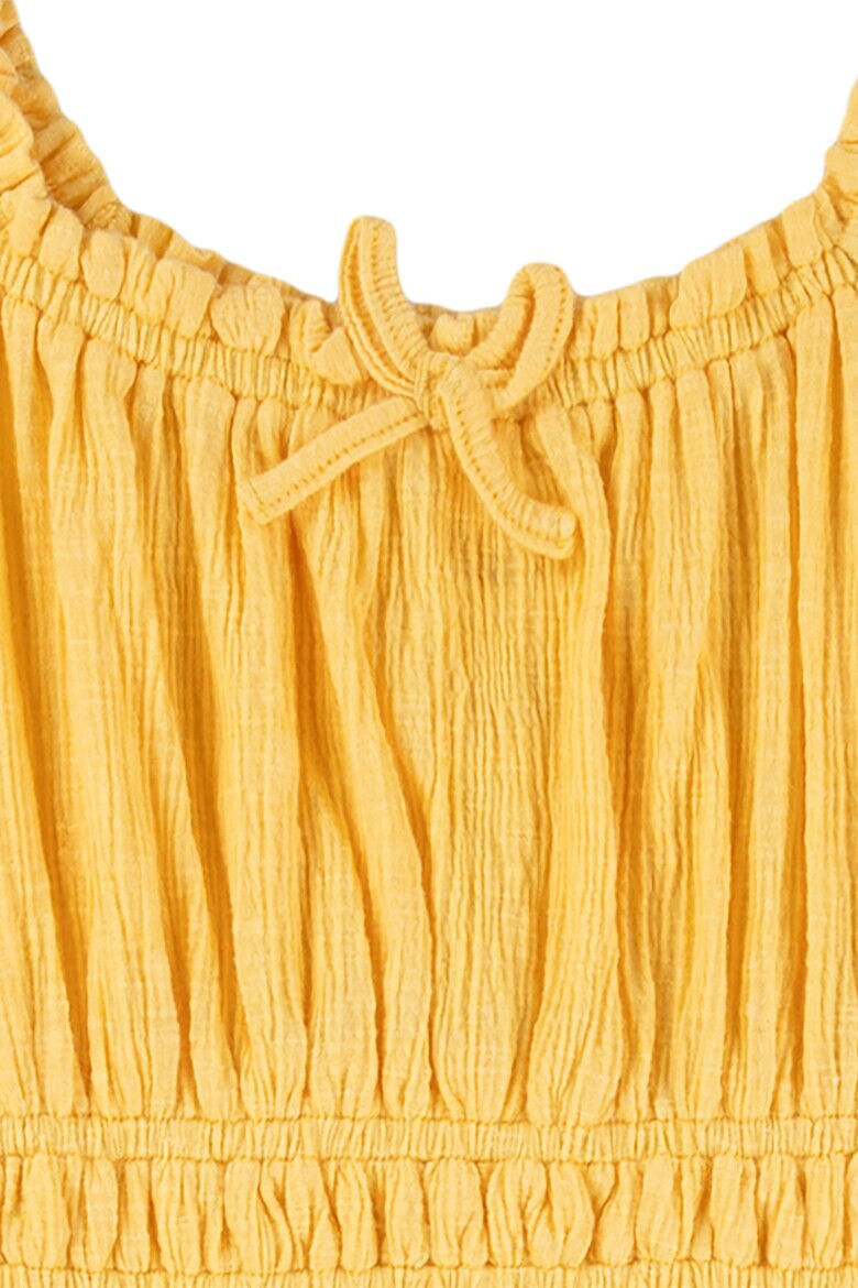 Levis Разкроена рокля - Сламеножълт - Pepit.bg