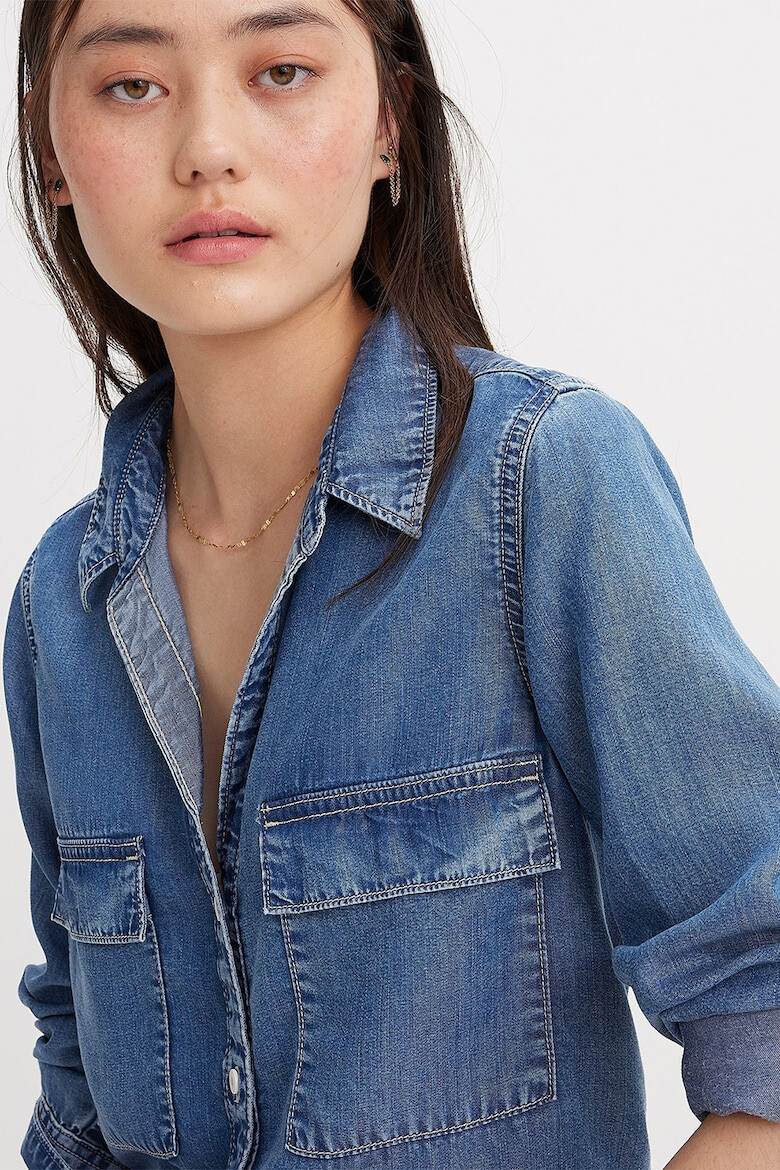 Levis Риза Doreen Utility с пришит джоб - Тъмносин - Pepit.bg