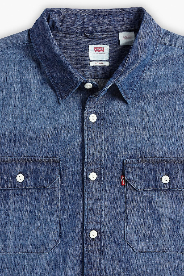 Levis Риза от деним с джобове с капаче - Pepit.bg