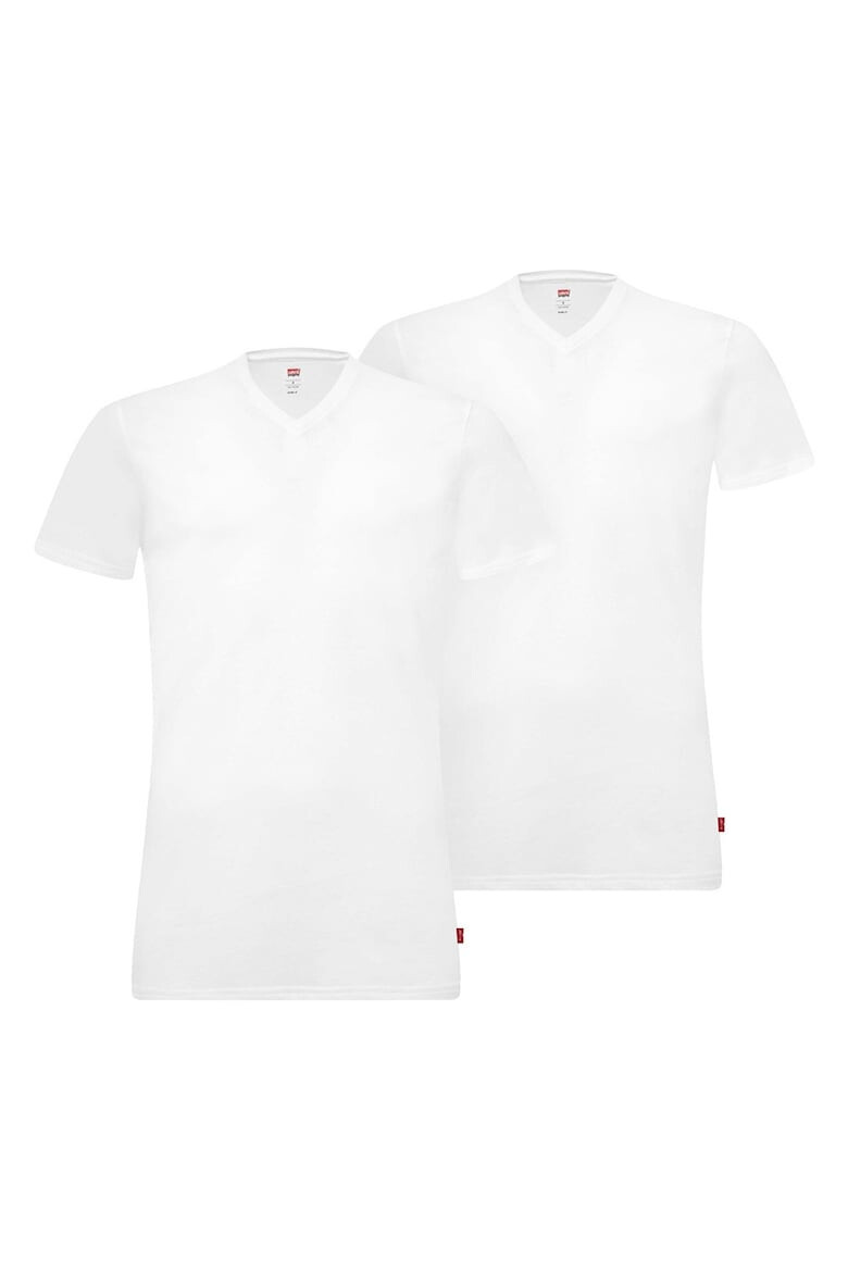 Levis Шпиц тениски - 4 броя - Бял/Черен - Pepit.bg