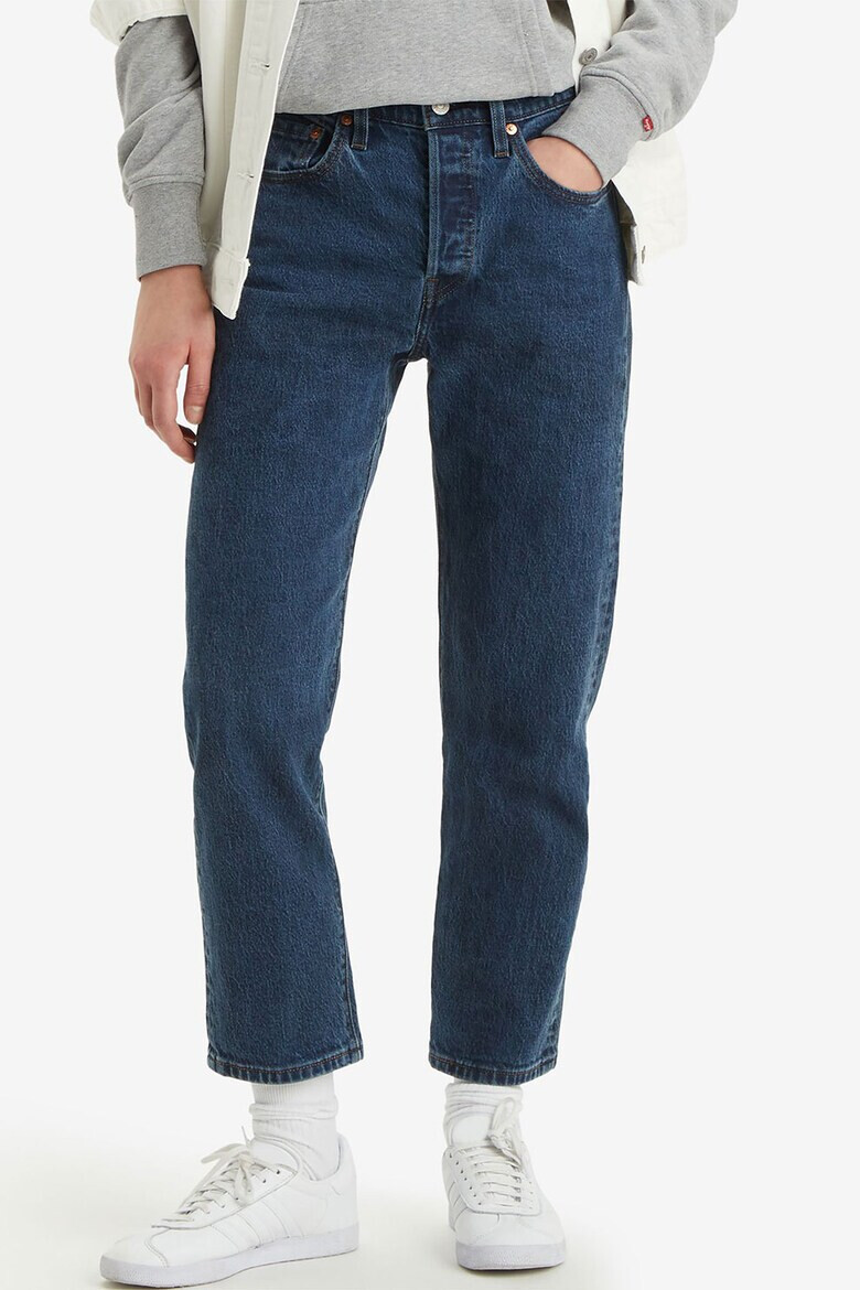 Levis Скъсени дънки с висока талия - Pepit.bg