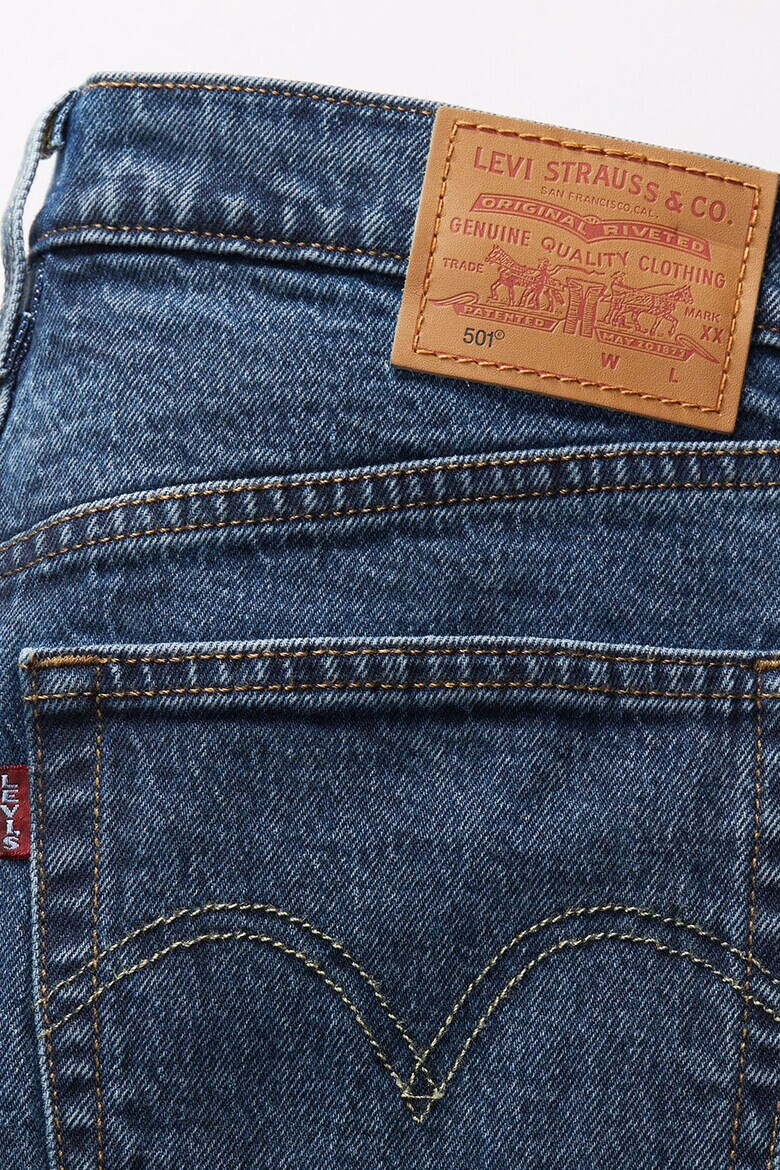 Levis Скъсени дънки с висока талия - Pepit.bg