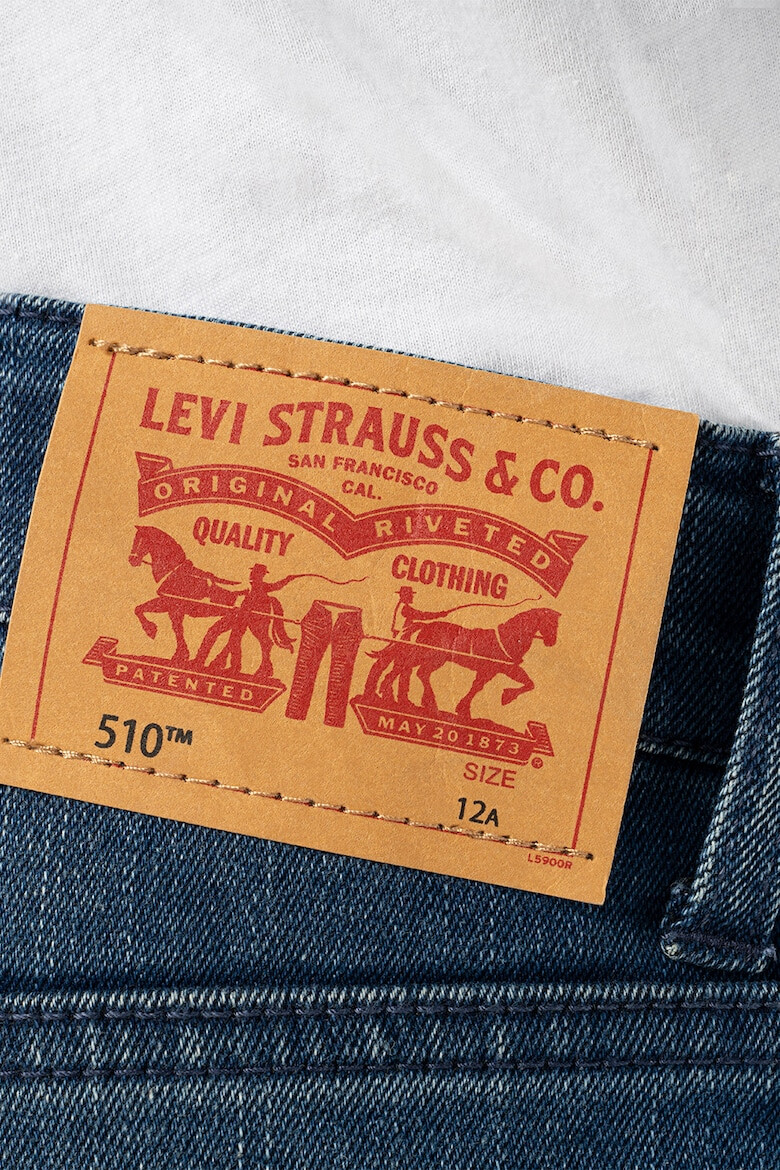 Levis Слим дънки 510 със захабен ефект - Pepit.bg