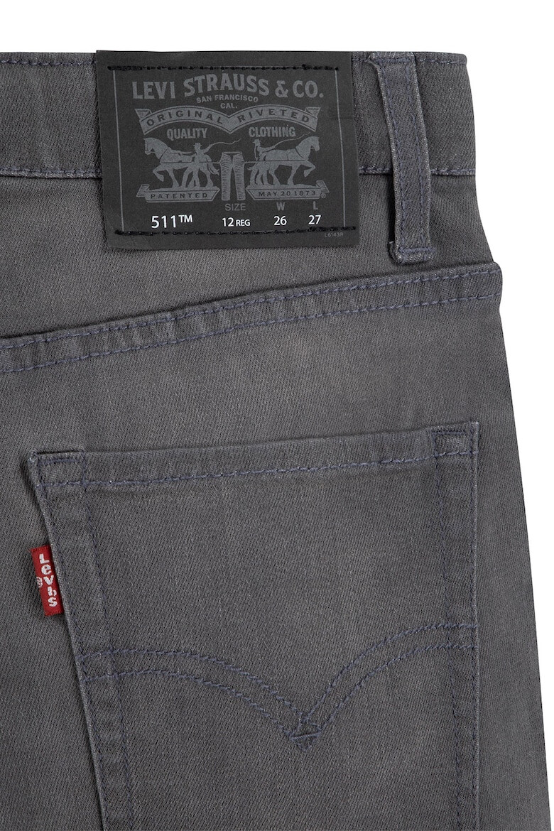 Levis Слим дънки със захабен ефект - Pepit.bg