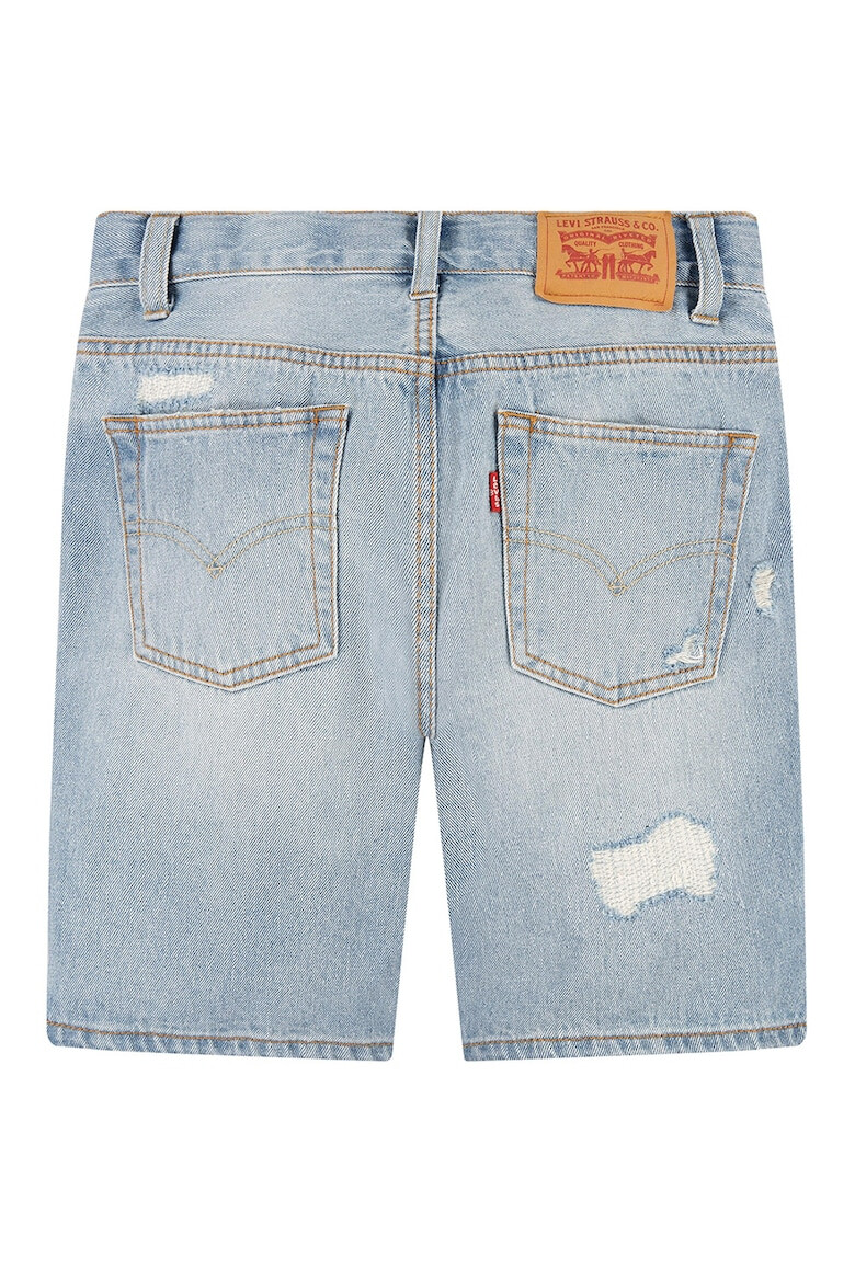 Levis Слим къси дънки със захабен ефект - Pepit.bg