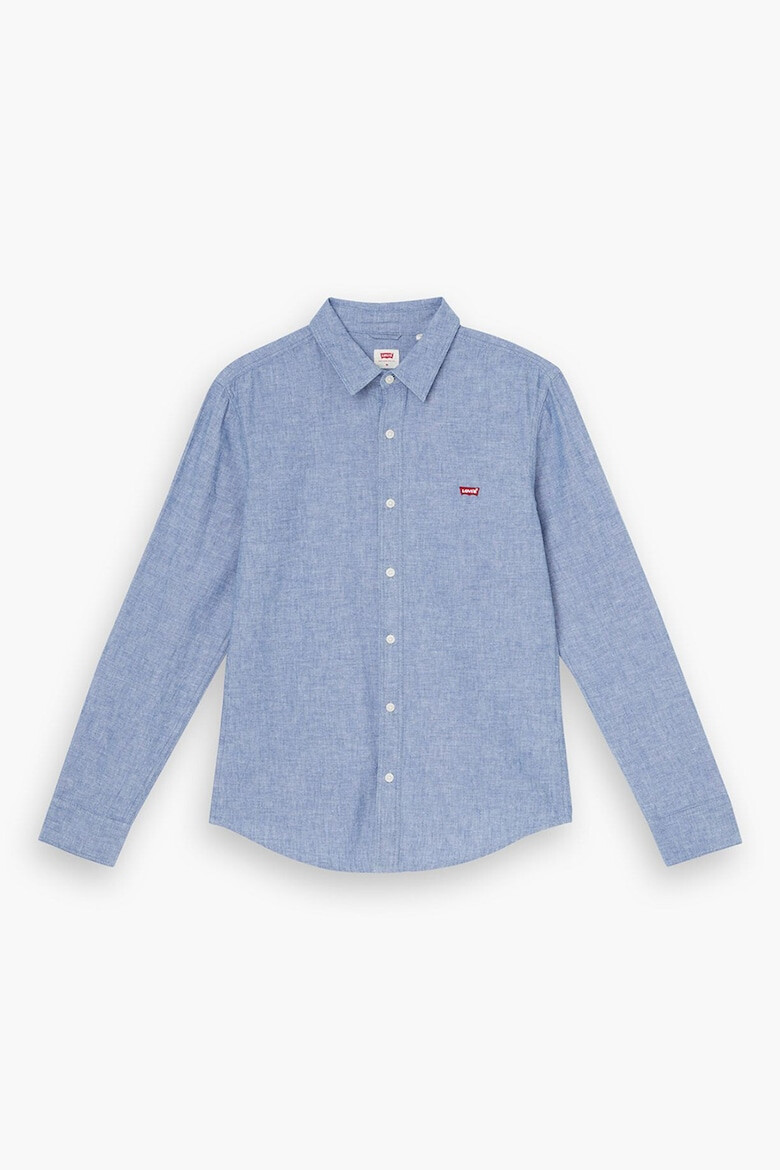 Levis Слим риза - Син меланж - Pepit.bg