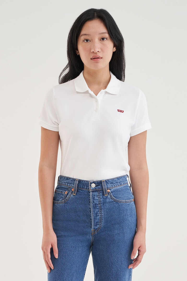 Levis Слим тениска от пике с яка - Pepit.bg