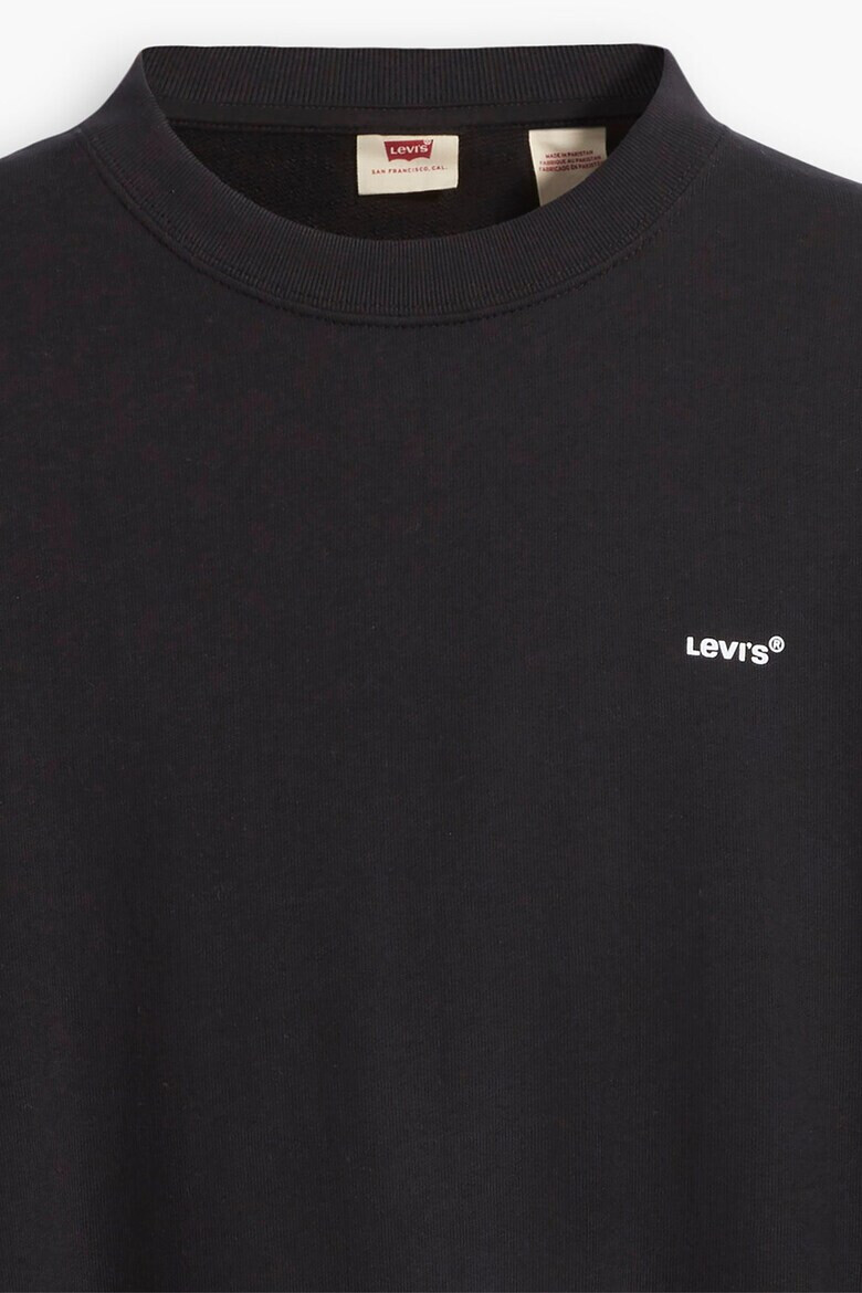 Levis Суитшърт Everyday с паднали ръкави - Черен - Pepit.bg