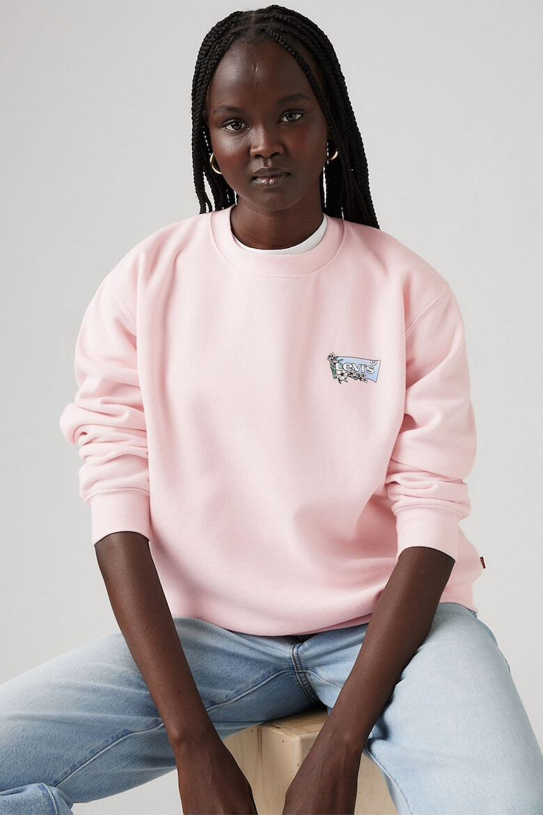 Levis Суитшърт Everyday с овално деколте - Pepit.bg