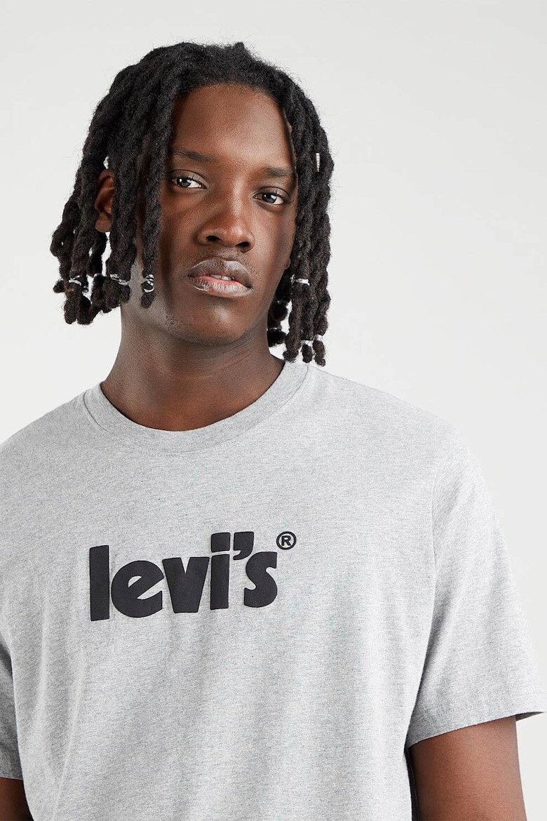 Levis Памучна тениска със свободна кройка и лого - Pepit.bg
