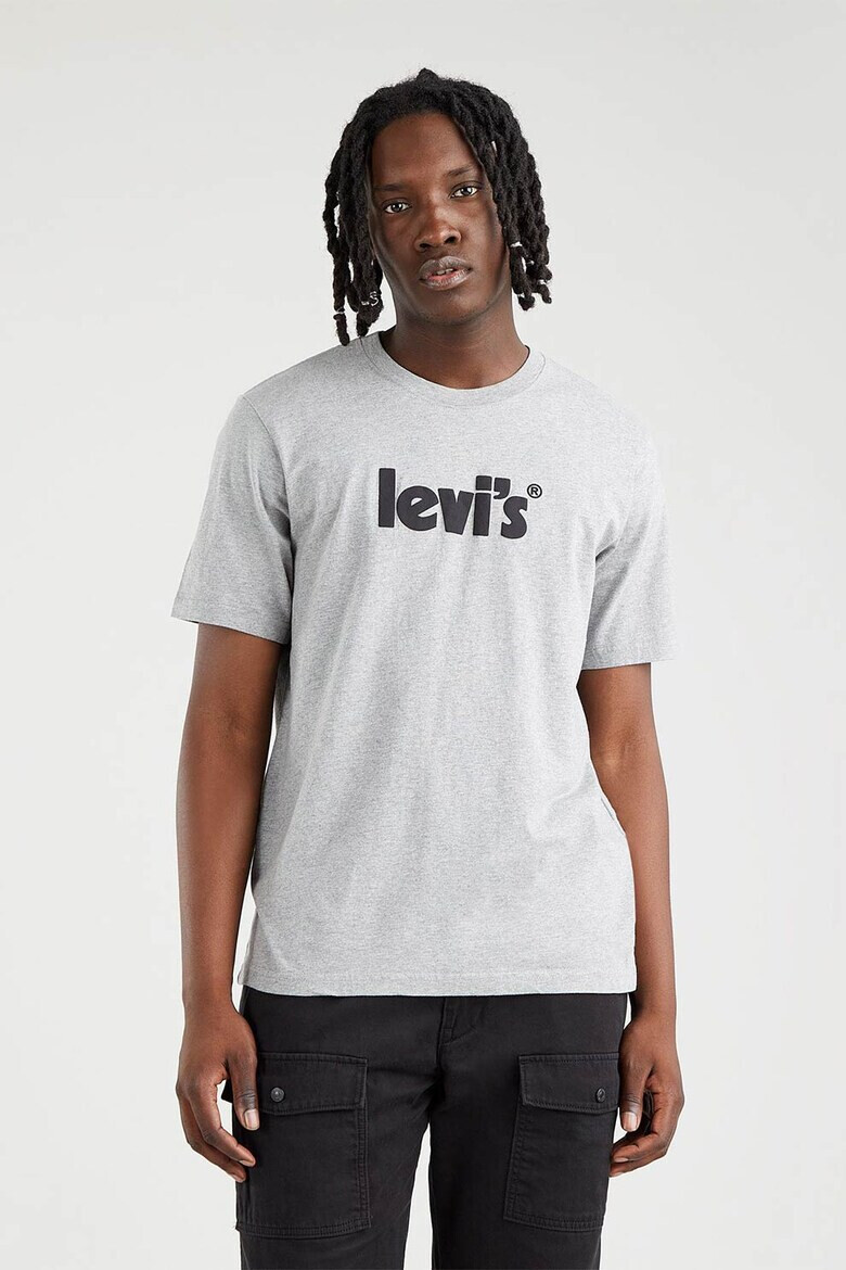 Levis Памучна тениска със свободна кройка и лого - Pepit.bg