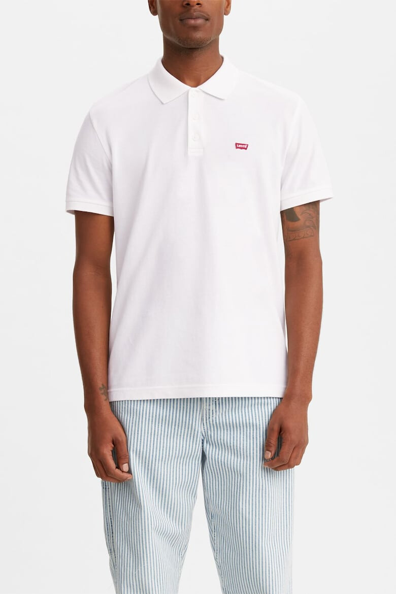Levis Тениска от памучно пке с яка - Pepit.bg