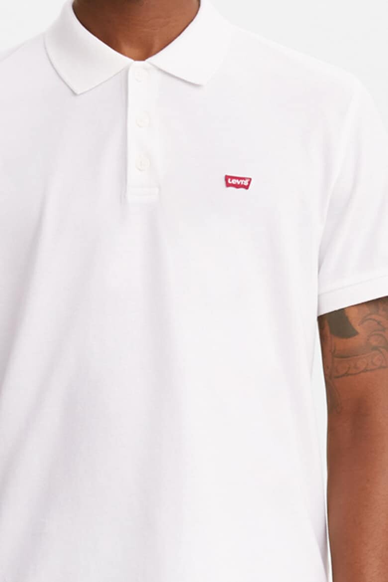 Levis Тениска от памучно пке с яка - Pepit.bg