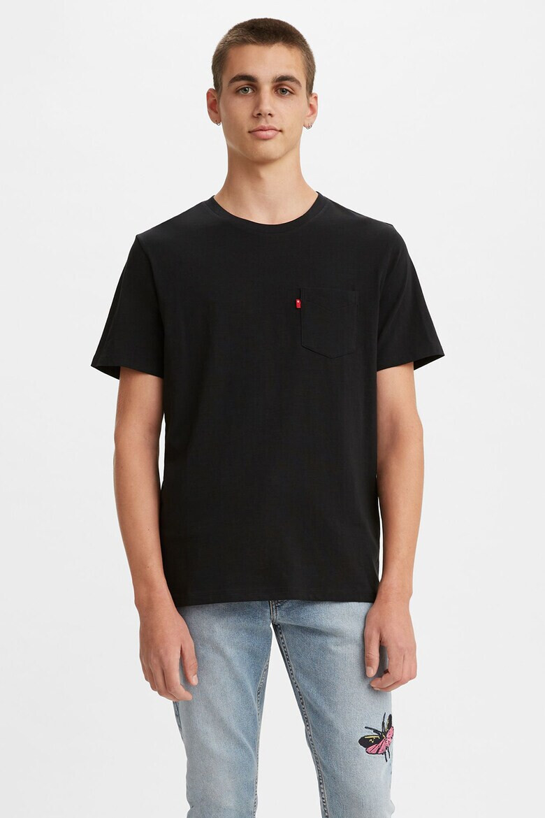 Levis Памучна тениска с джоб на гърдите - Pepit.bg