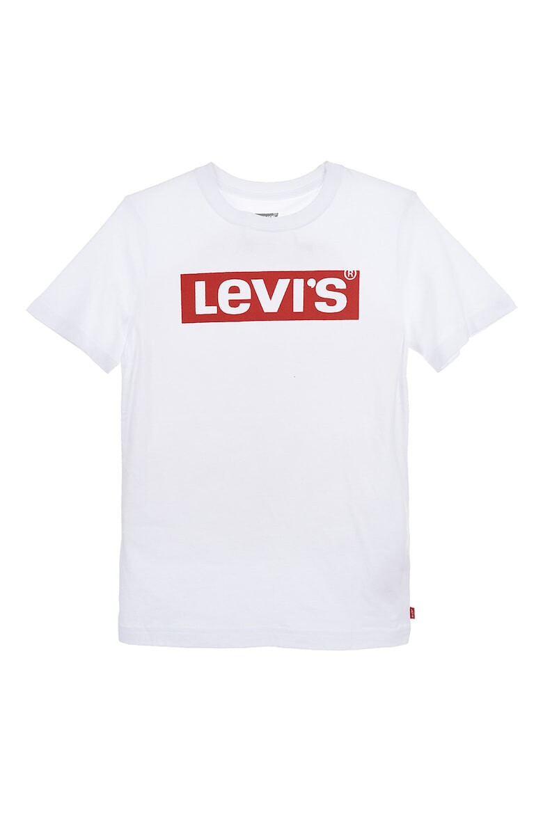 Levis Тениска с овално деколте и лого - Pepit.bg