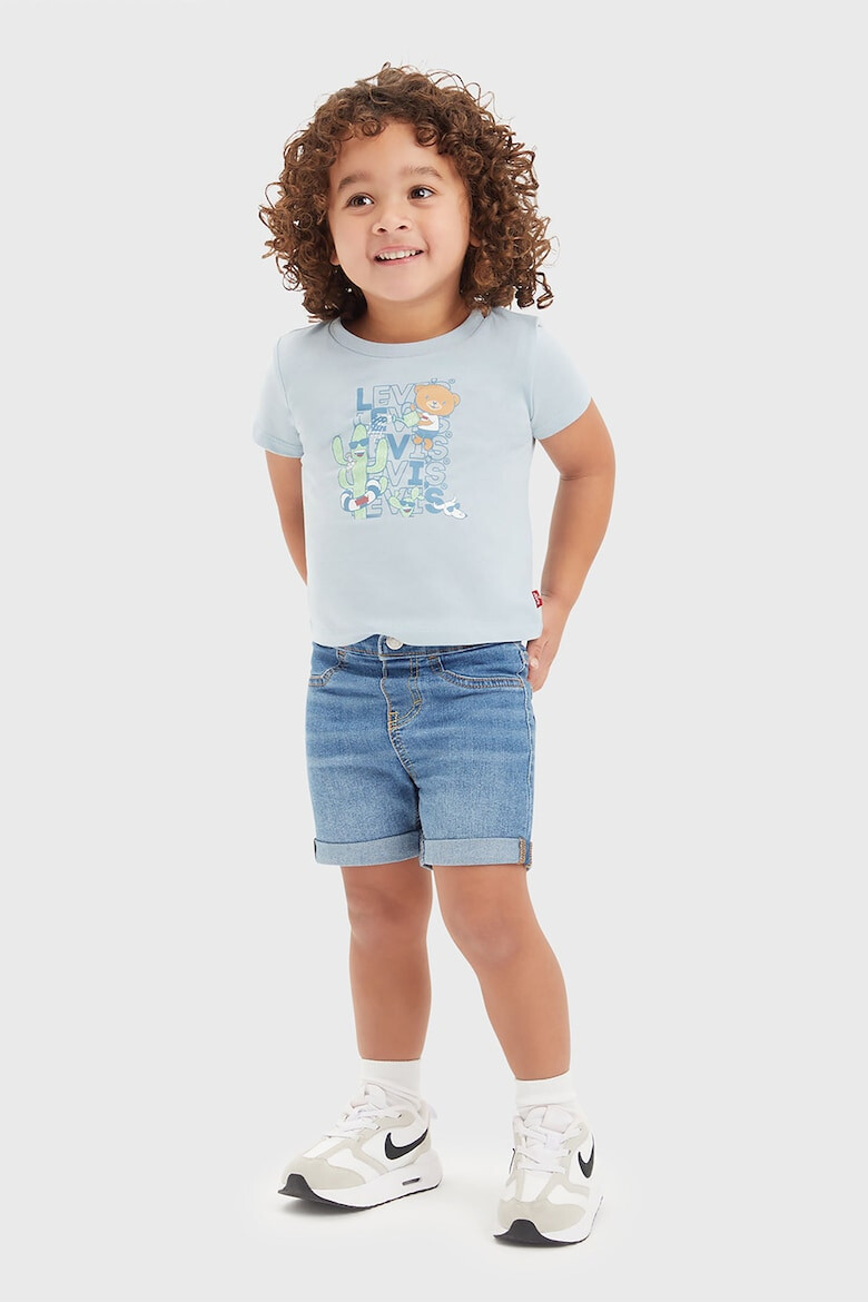Levis Тениска с лого и къси дънки - Pepit.bg
