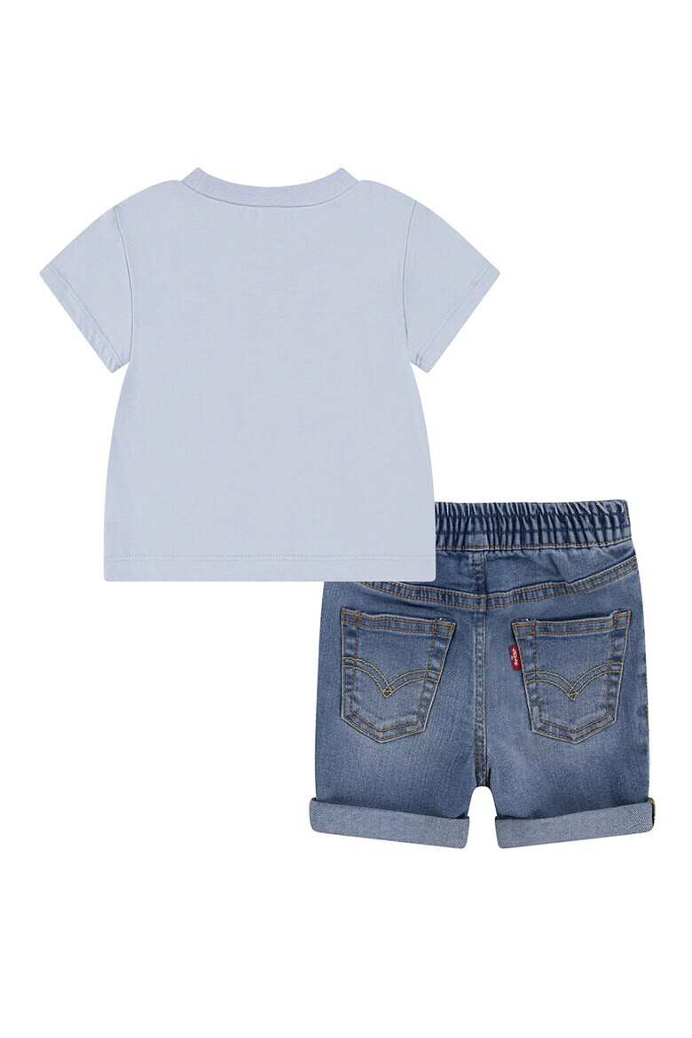 Levis Тениска с лого и къси дънки - Pepit.bg