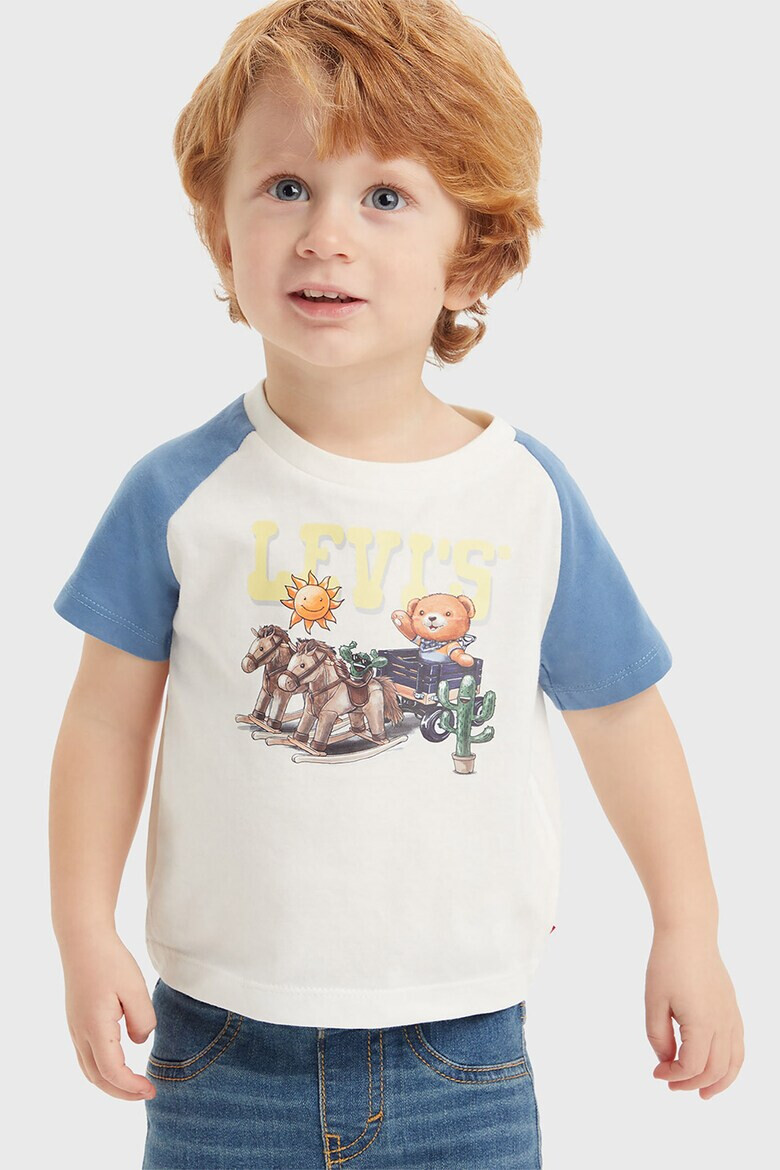 Levis Тениска с лого и къси дънки - Pepit.bg