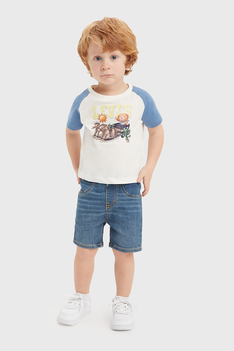 Levis Тениска с лого и къси дънки - Pepit.bg