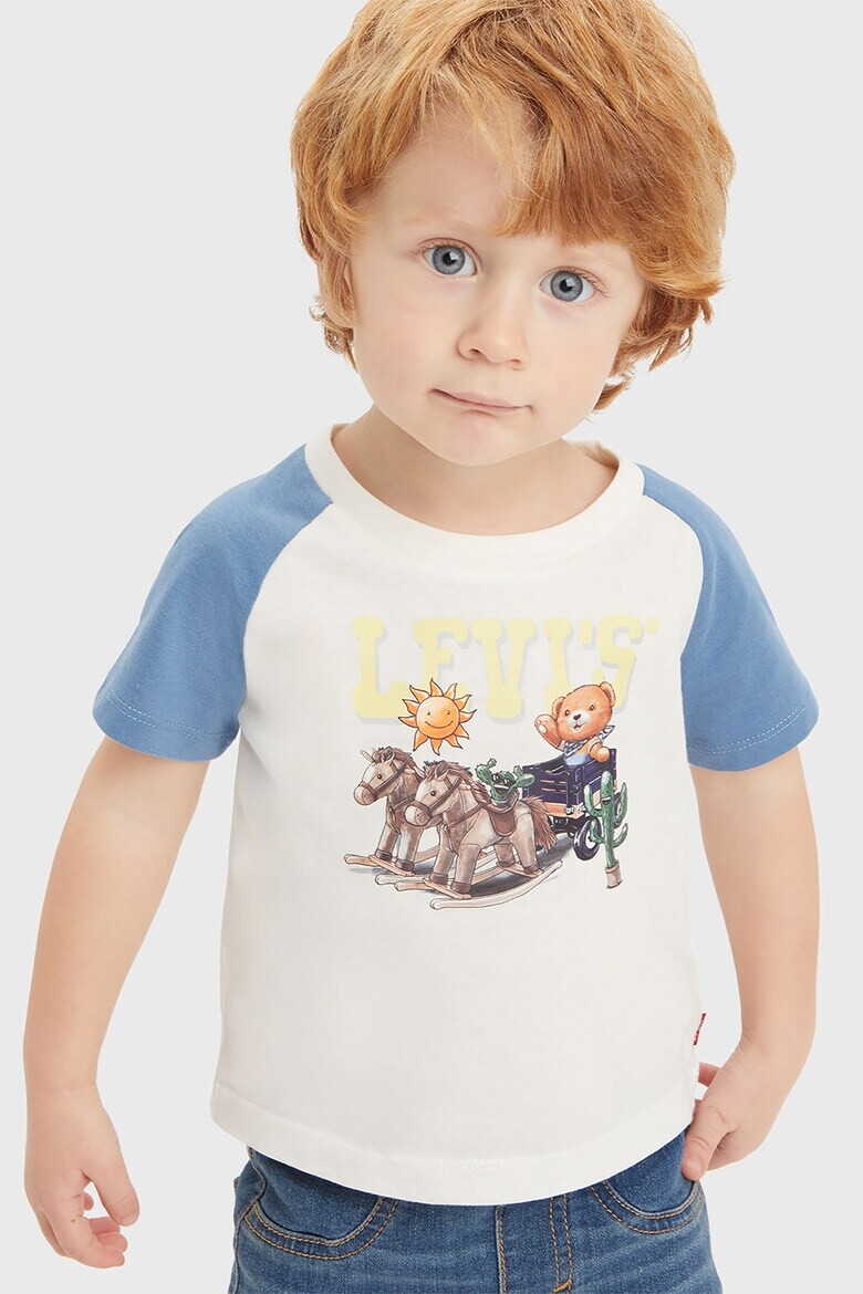Levis Тениска с лого и къси дънки - Pepit.bg