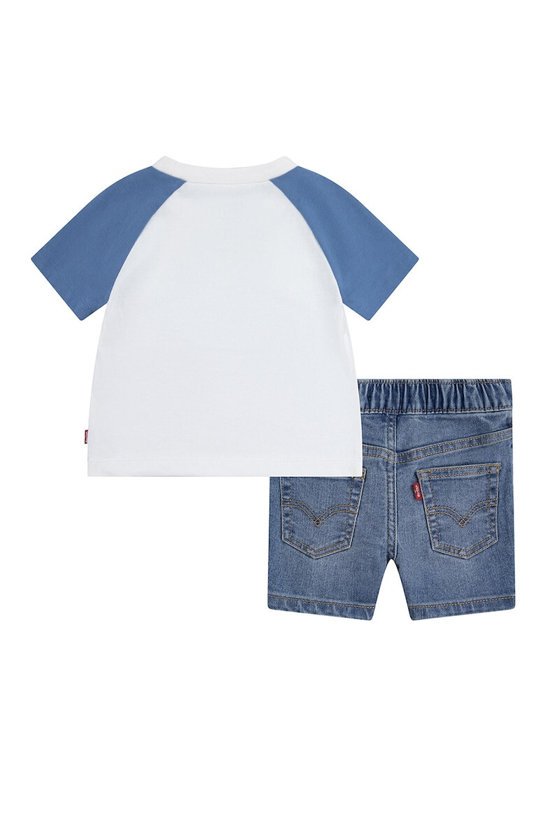 Levis Тениска с лого и къси дънки - Pepit.bg