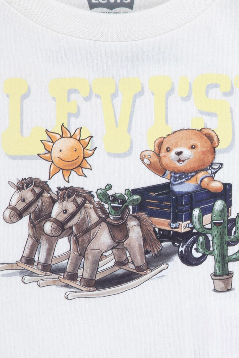 Levis Тениска с лого и къси дънки - Pepit.bg