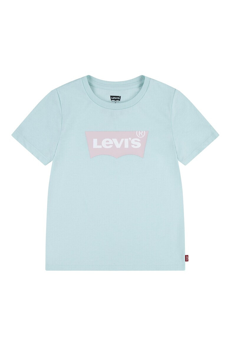 Levis Тениска с лого и овално деколте - Pepit.bg