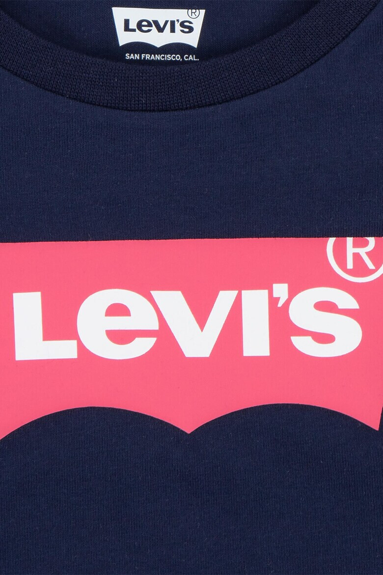 Levi's Тениска с лого и овално деколте - Pepit.bg