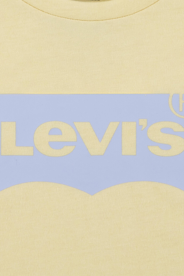 Levis Тениска с лого и овално деколте - Pepit.bg