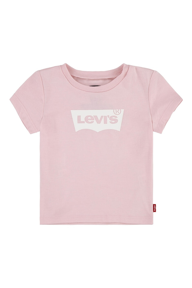 Levis Тениска с лого и овално деколте - Pepit.bg