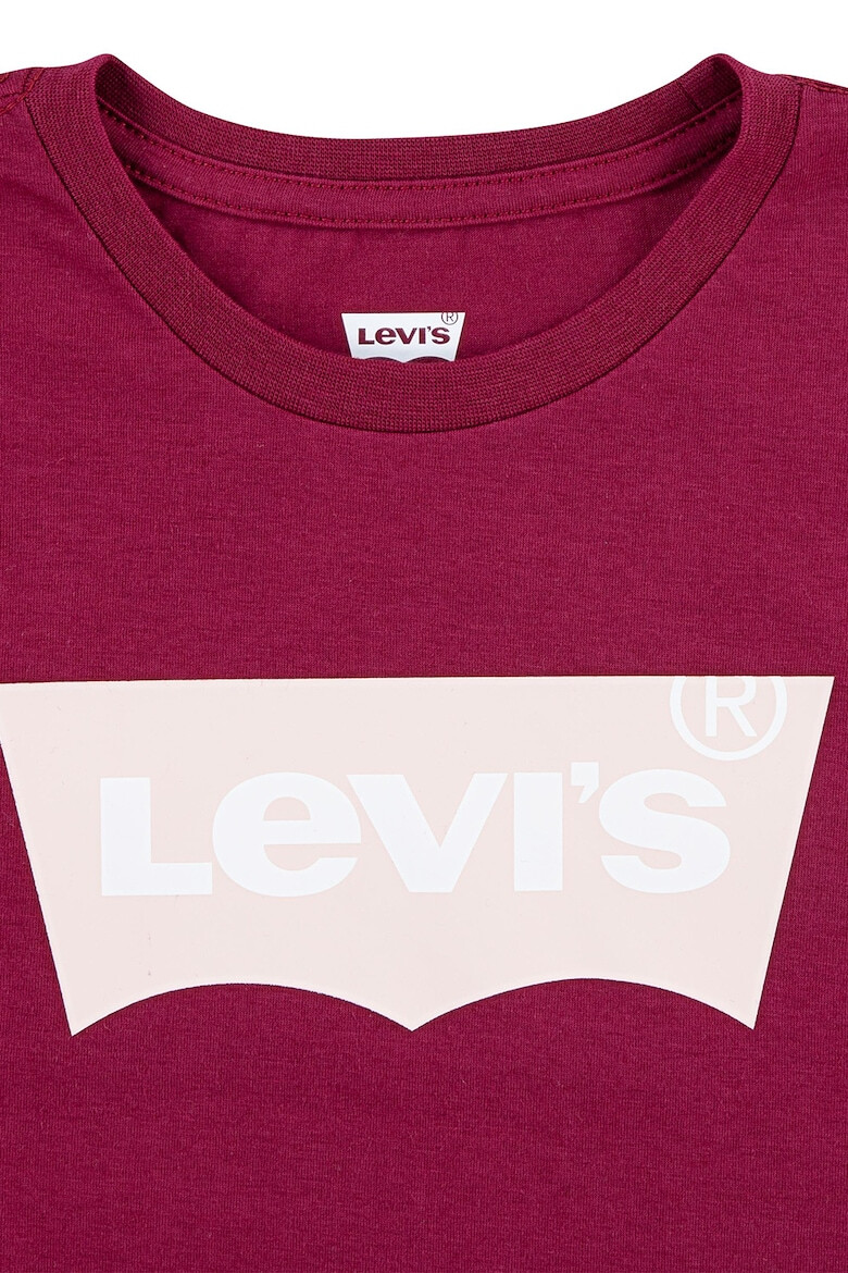 Levi's Тениска с лого и овално деколте - Pepit.bg